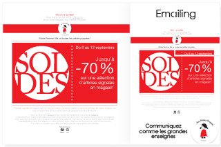 Création de visuels pour emailing, newsletter