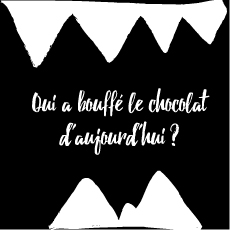 Qui a bouffé tout le chocolat ?