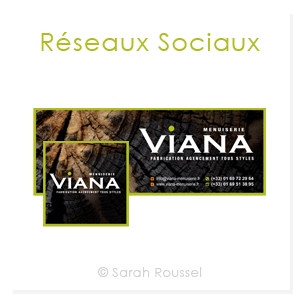 Réseaux sociaux de Viana Menuiserie