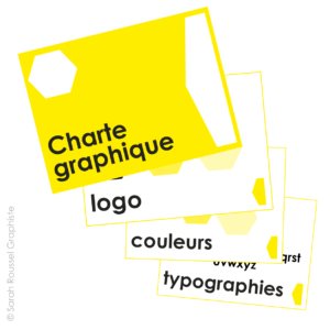 Dans la charte graphique, il y a votre logo, vos couleurs, vos typographies et pourquoi pas l'ensemble de vos supports