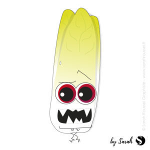 illustration endive monstre