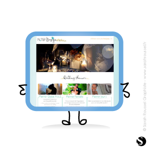 Site vitrine pour organisatrice mariage