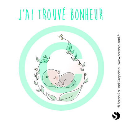 Création logo avec bébé