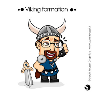 Mise en situation de l'avatar Viking formation