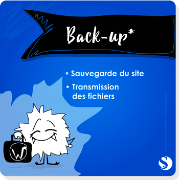 Back-up ou sauvegarde en français du site internet