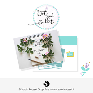 Identité visuelle formatrice et boutique bullet journal