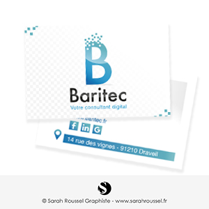 Carte de visite pour consultant digital