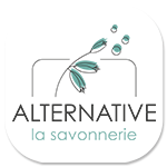 Logo et univers graphique d'Alternative la savonnerie