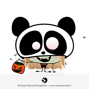 Illustration zombie pur Halloween