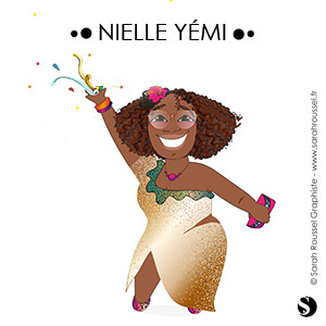 Illustration pour voeux entrepreneure