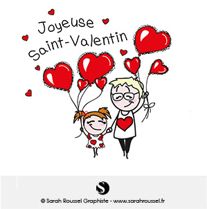 Création illustration Saint-Valentin