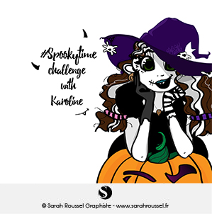 Illustration Draw this in your style challenge de Karoline P.